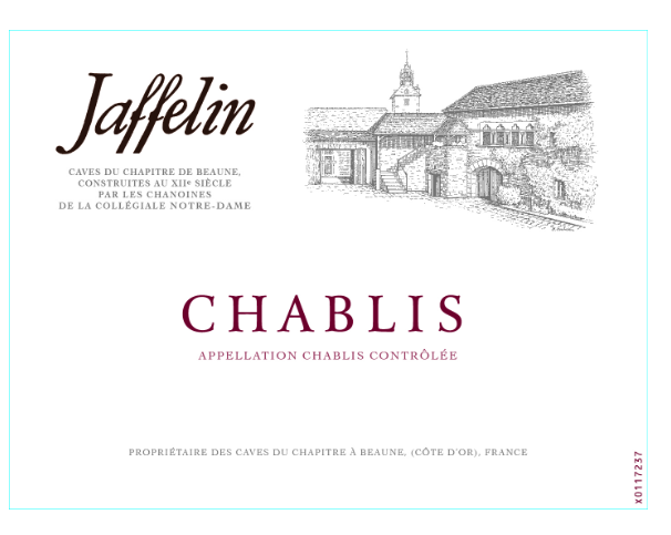 TABC label artwork for Jaffelin Chablis