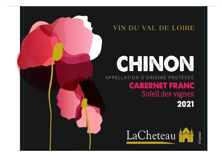 TABC label artwork for LACHETEAU Chinon Red