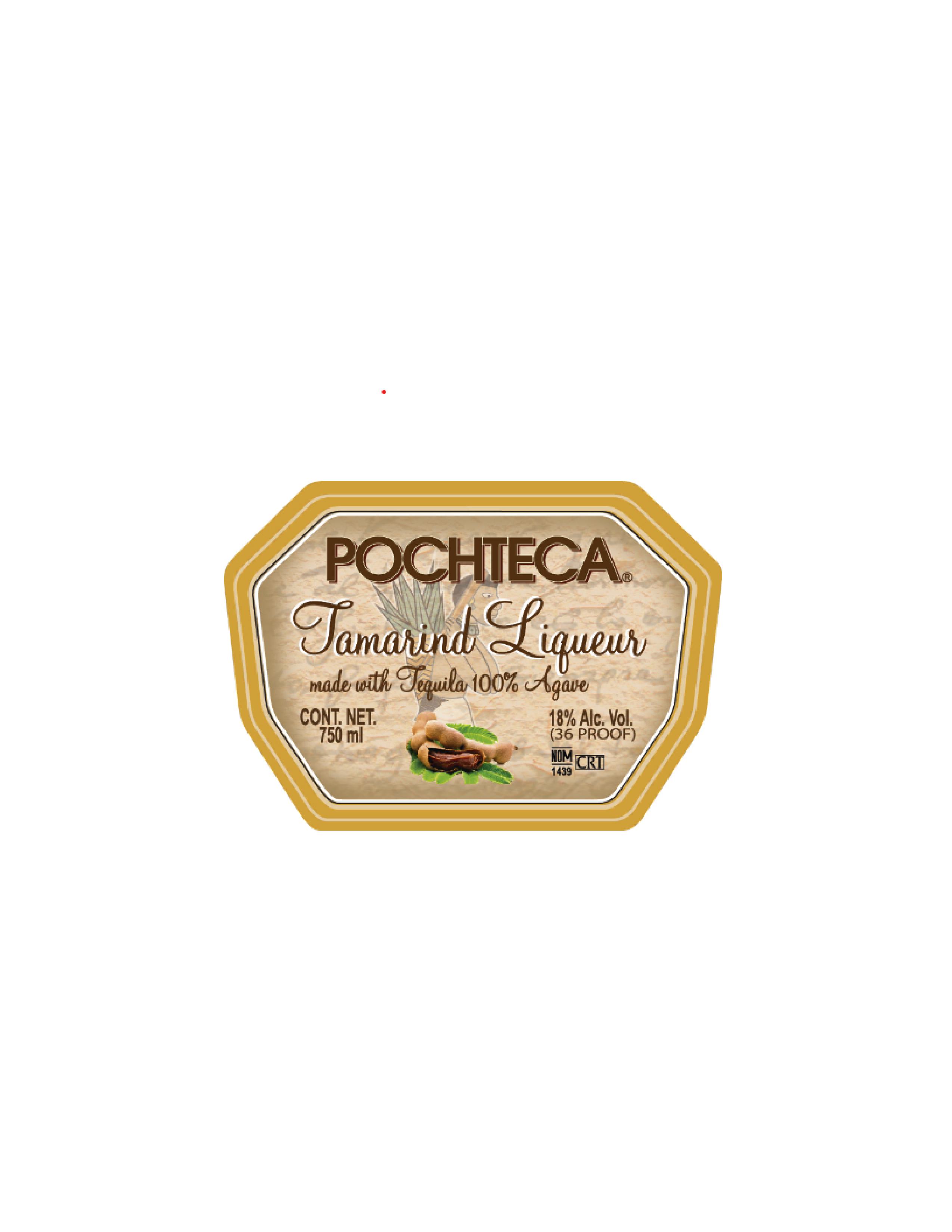 TABC label artwork for Pochteca Tamarind Liqueur