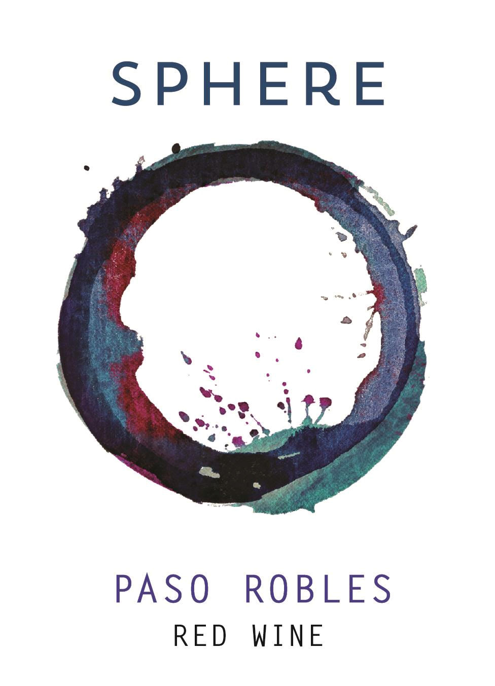 TABC label artwork for Sphere Red Wine Paso Robles