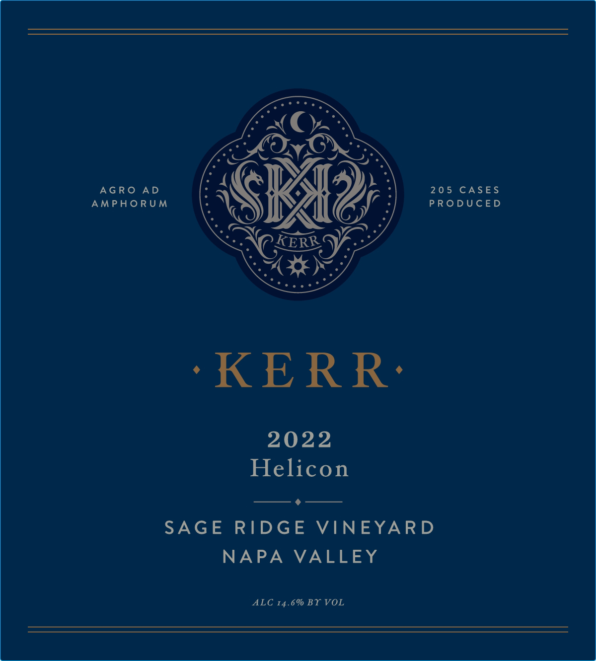 TABC label artwork for KERR CELLARS HELICON NAPA VALLEY RED WINE