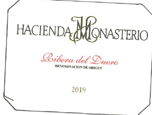 TABC label artwork for HACIENDA MONASTERIO RESERVA ESPECIAL