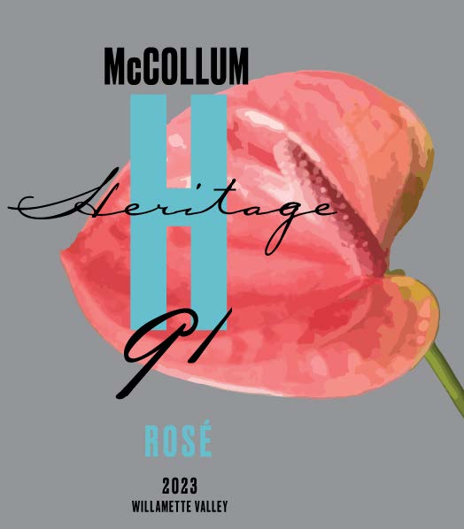 TABC label artwork for MCCOLLUM HERITAGE 91 - Rose WV