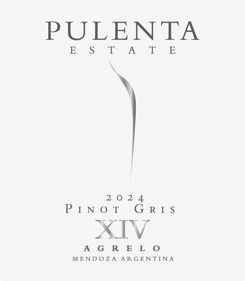 TABC label artwork for Pulenta Estate Pinot Gris