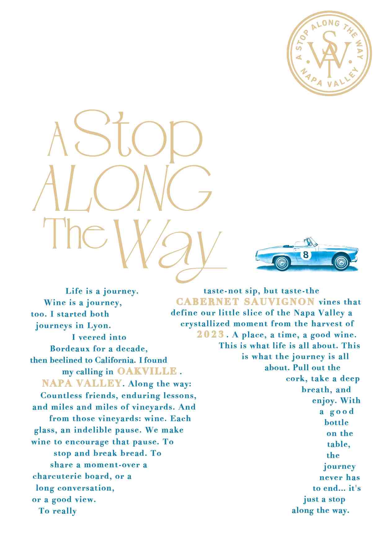 TABC label artwork for Teeter-Totter A Stop Along the Way Cabernet Sauvignon Napa Valley, Oakville