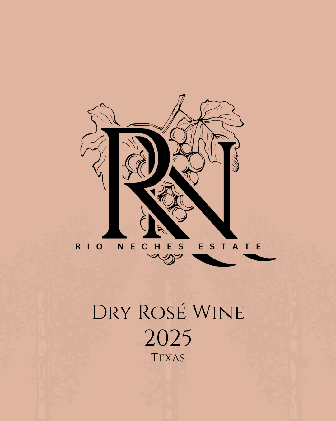 TABC label artwork for RIO NECHES ESTATE DRY ROSE