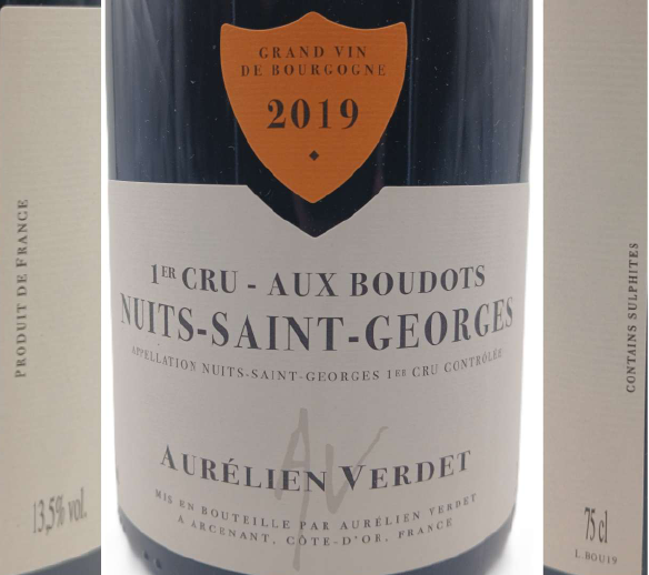 TABC label artwork for AURELIEN VERDET AUX BOUDOTS
