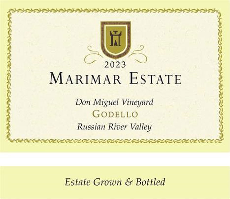 TABC label artwork for MARIMAR ESTATE ESTATE GROWN & BOTTLED GODELLO
