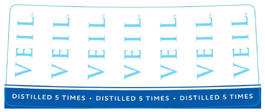 TABC label artwork for VEIL WATERMELON