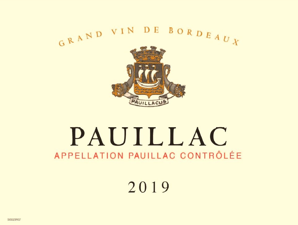 TABC label artwork for Sichel Pauillac Red