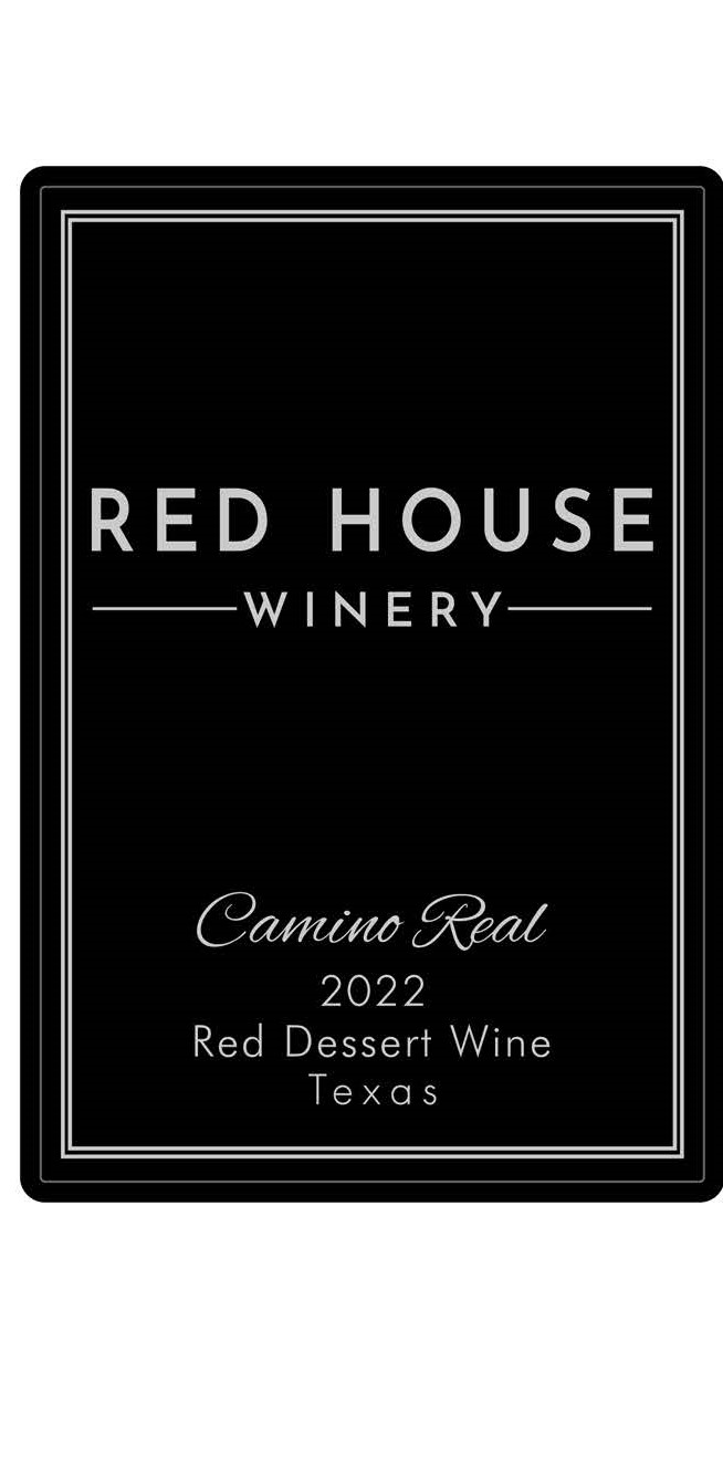 TABC label artwork for RED HOUSE WINERY CAMINO REAL
