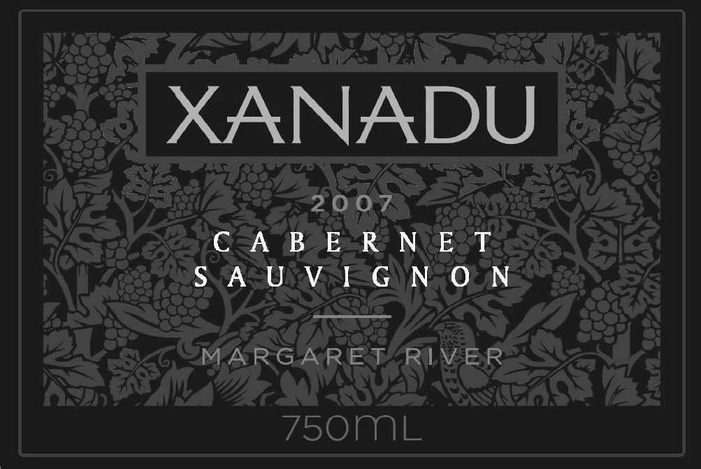 TABC label artwork for Xanadu Cabernet Sauvignon Margaret River