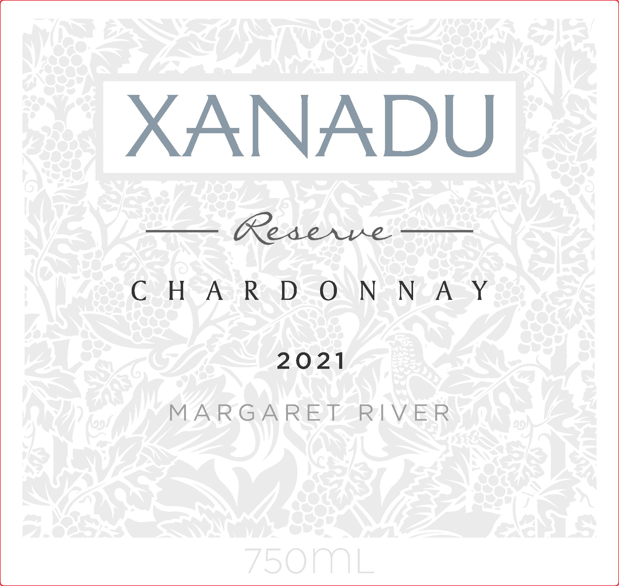 TABC label artwork for Xanadu Reserve Chardonnay Margaret River