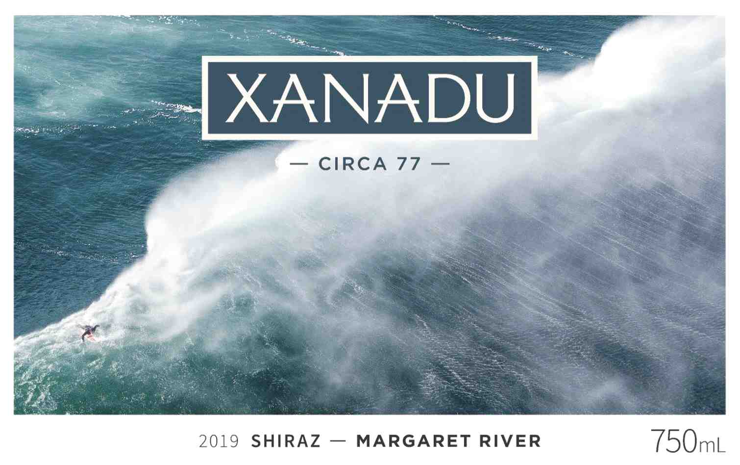 TABC label artwork for Xanadu Circa 77 Shiraz Margaret River