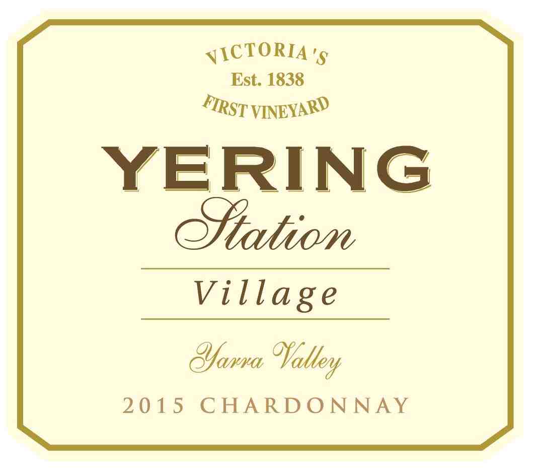 TABC label artwork for Yering Station Village Chardonnay Yarra Valley