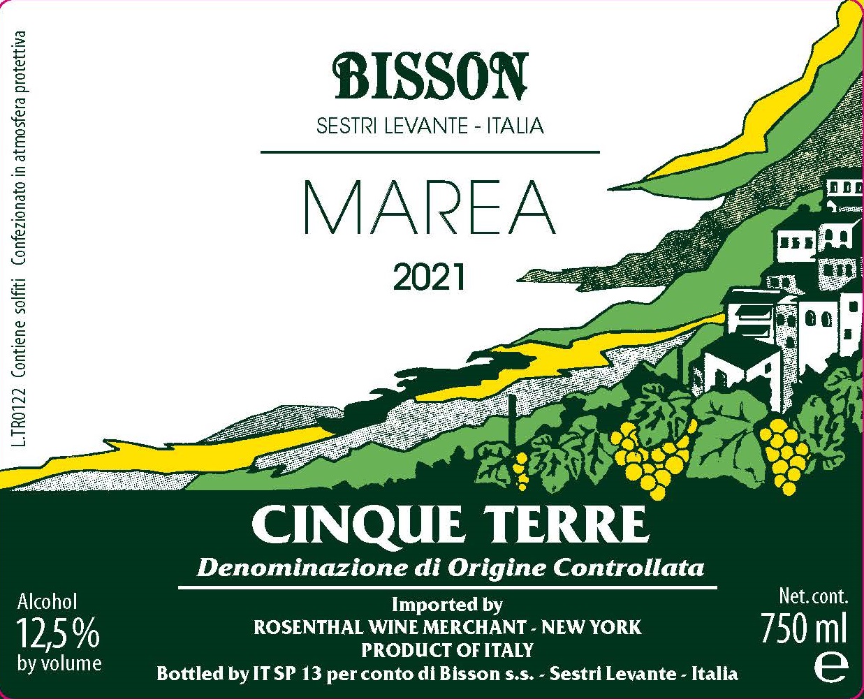TABC label artwork for Bisson Marea Cinque Terre