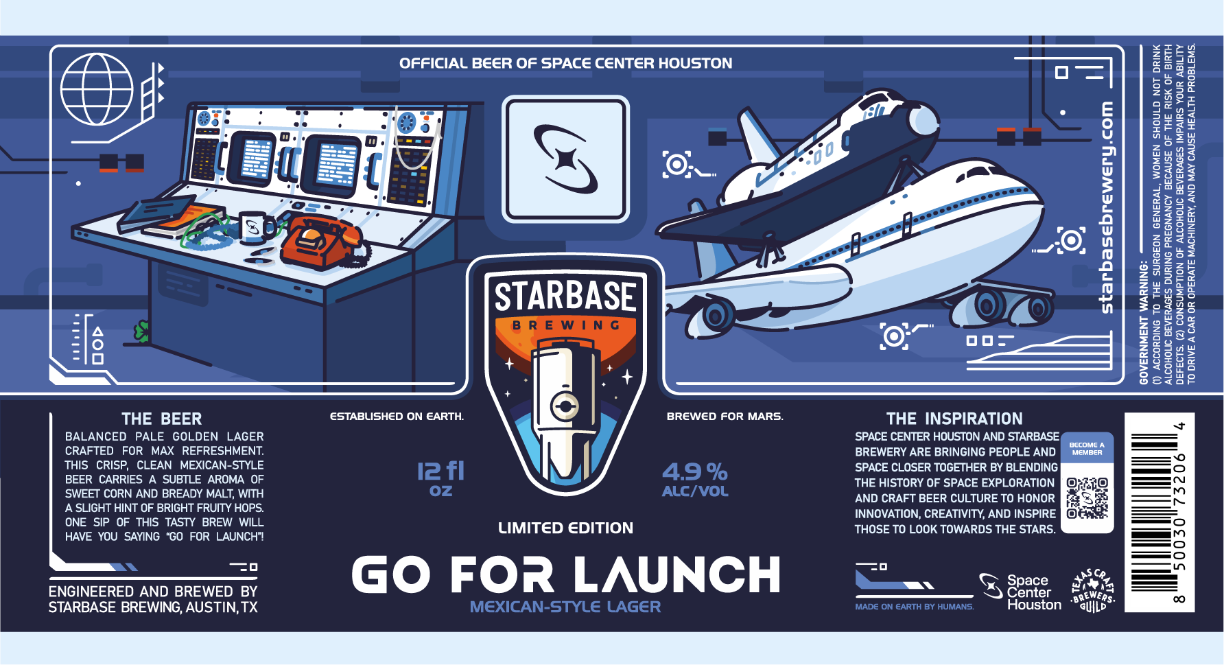 TABC label artwork for Go For Launch