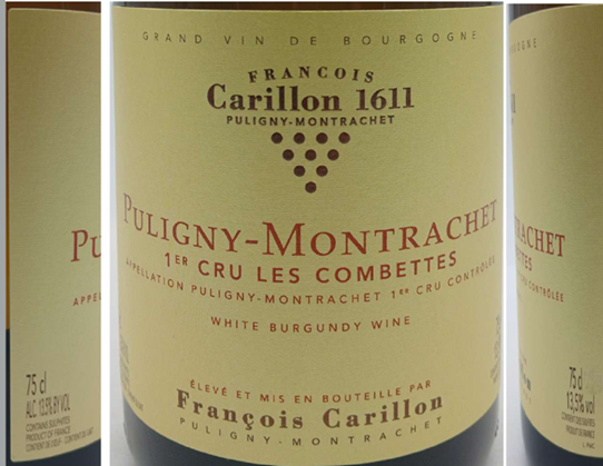 TABC label artwork for FRANCOIS CARILLON LES COMBETTES