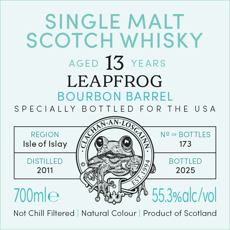 TABC label artwork for Murray McDavid Leapfrog Aged 13 Years Single Malt Scotch Whisky