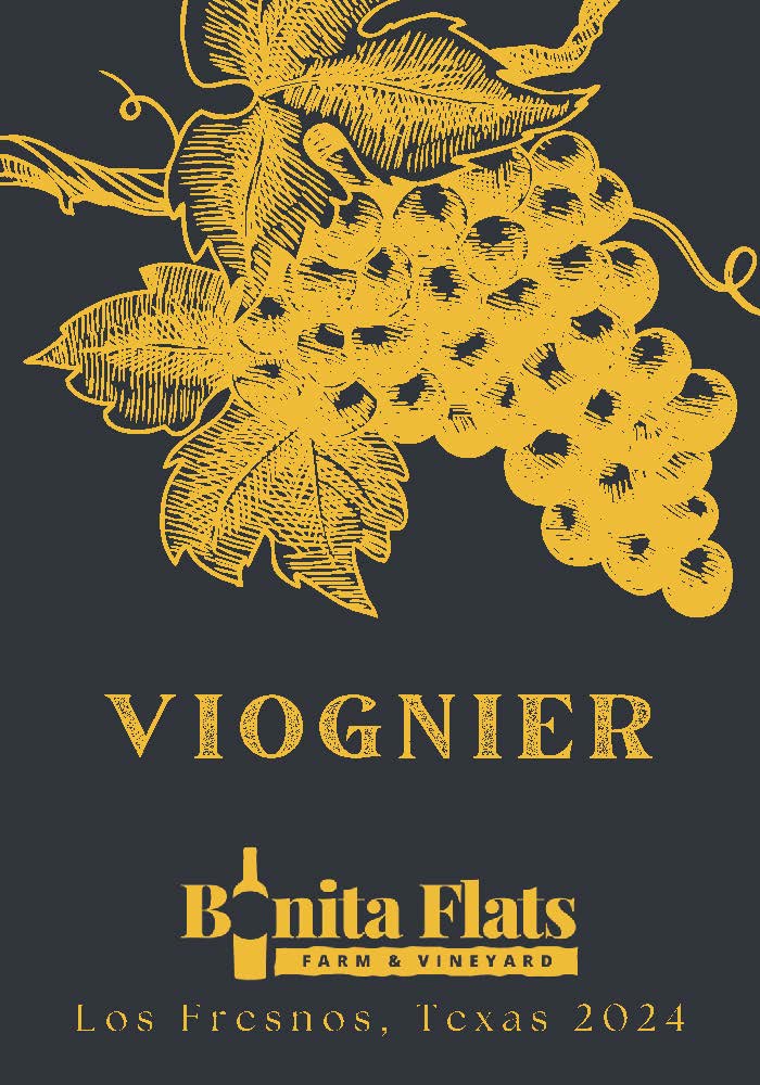 TABC label artwork for Bonita Flats Farm & Vineyard Viognier