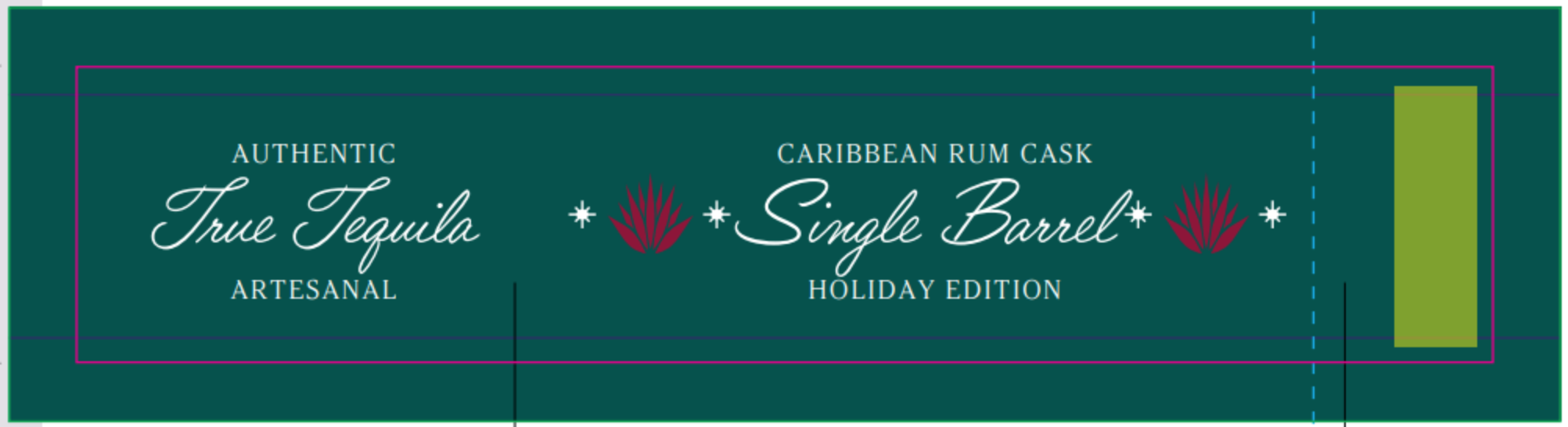 TABC label artwork for Tierra de Ensueno Anejo Rum Cask Single Barrel