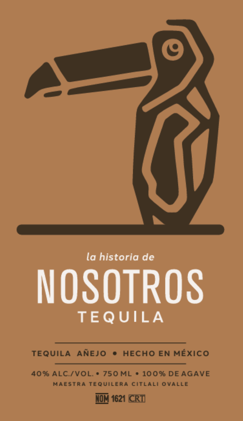 TABC label artwork for La Historia De Nosotros Tequila Anejo