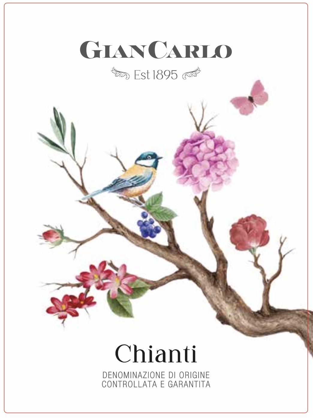 TABC label artwork for GIANCARLO CHIANTI