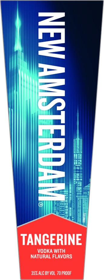 TABC label artwork for New Amsterdam Tangerine