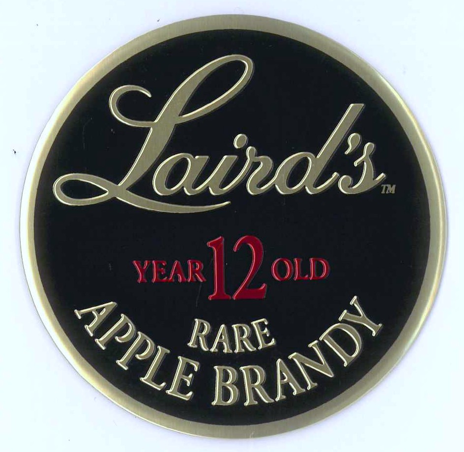 TABC label artwork for Laird's Apple Brandy