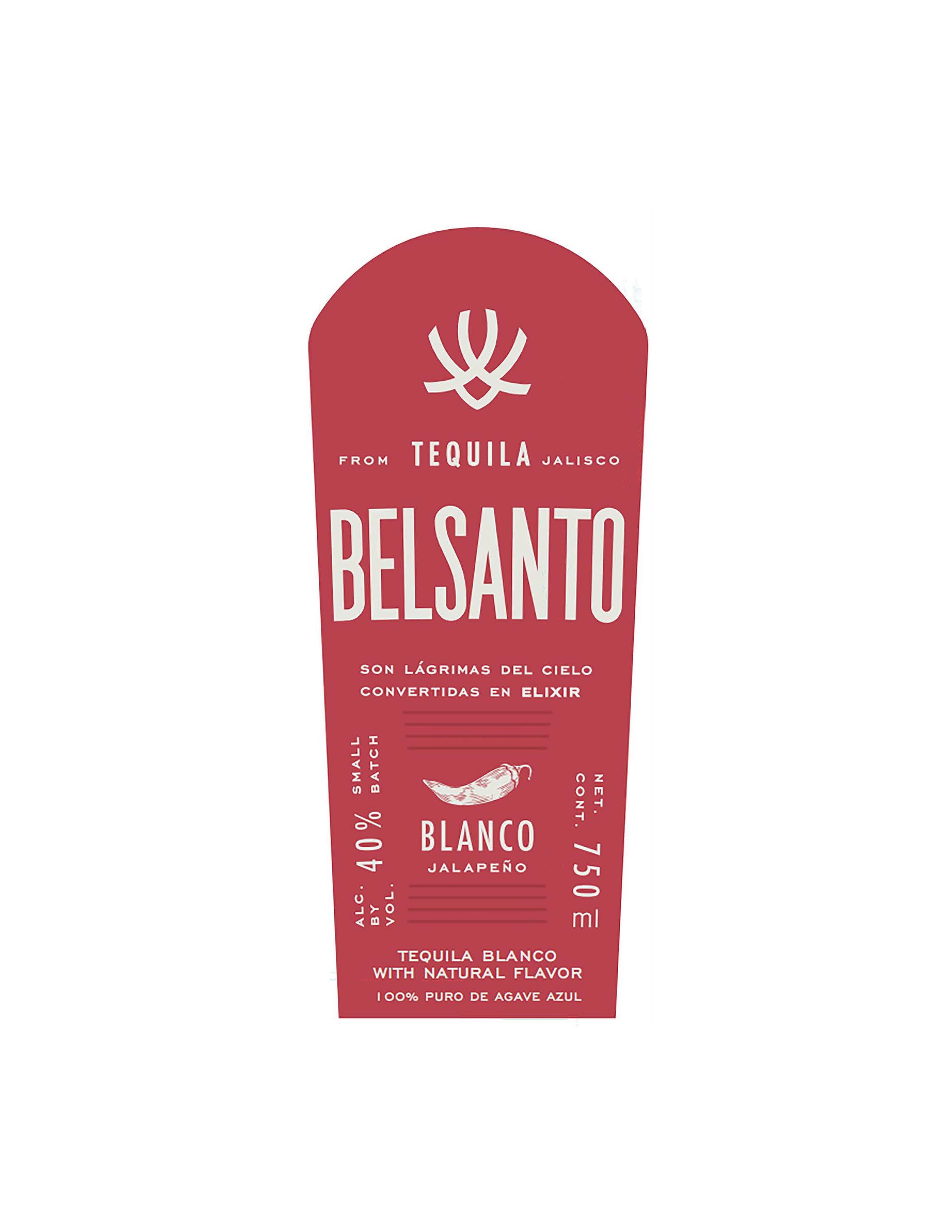 TABC label artwork for Belsanto Blanco Jalapeno