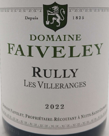 TABC label artwork for DOMAINE FAIVELEY LES VILLERANGES