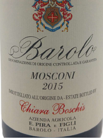 TABC label artwork for E. PIRA E FIGLI CHIARA BOSCHIS MOSCONI