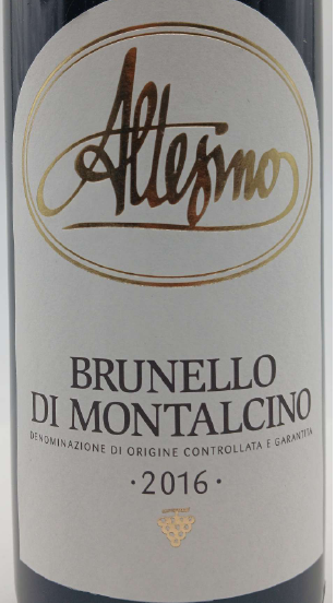 TABC label artwork for ALTESINO BRUNELLO DI MONTALCINO