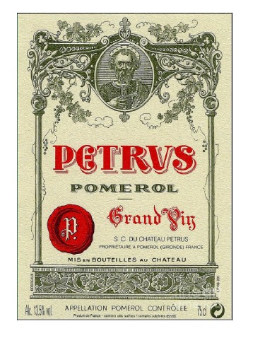 TABC label artwork for PETRUS POMEROL