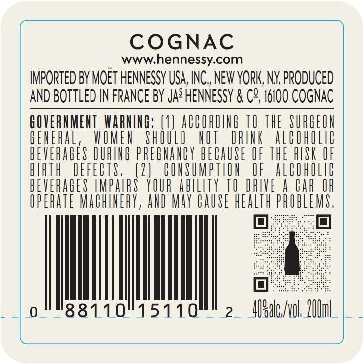 TABC label artwork for Hennessy V.S.O.P 24 200ml Flask Upgrade - 1099003