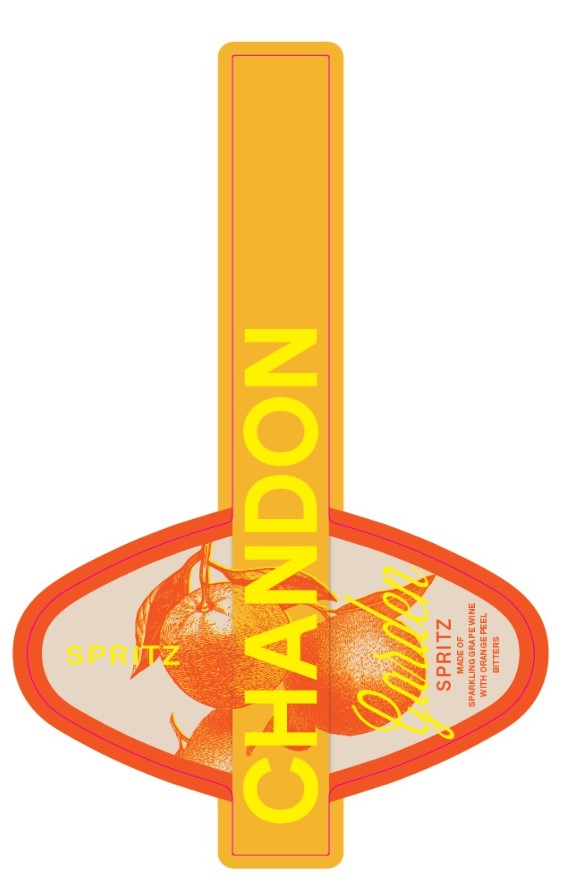TABC label artwork for Chandon Garden Spritz