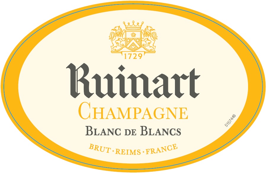 TABC label artwork for Ruinart Blanc de Blanc Brut Champagne