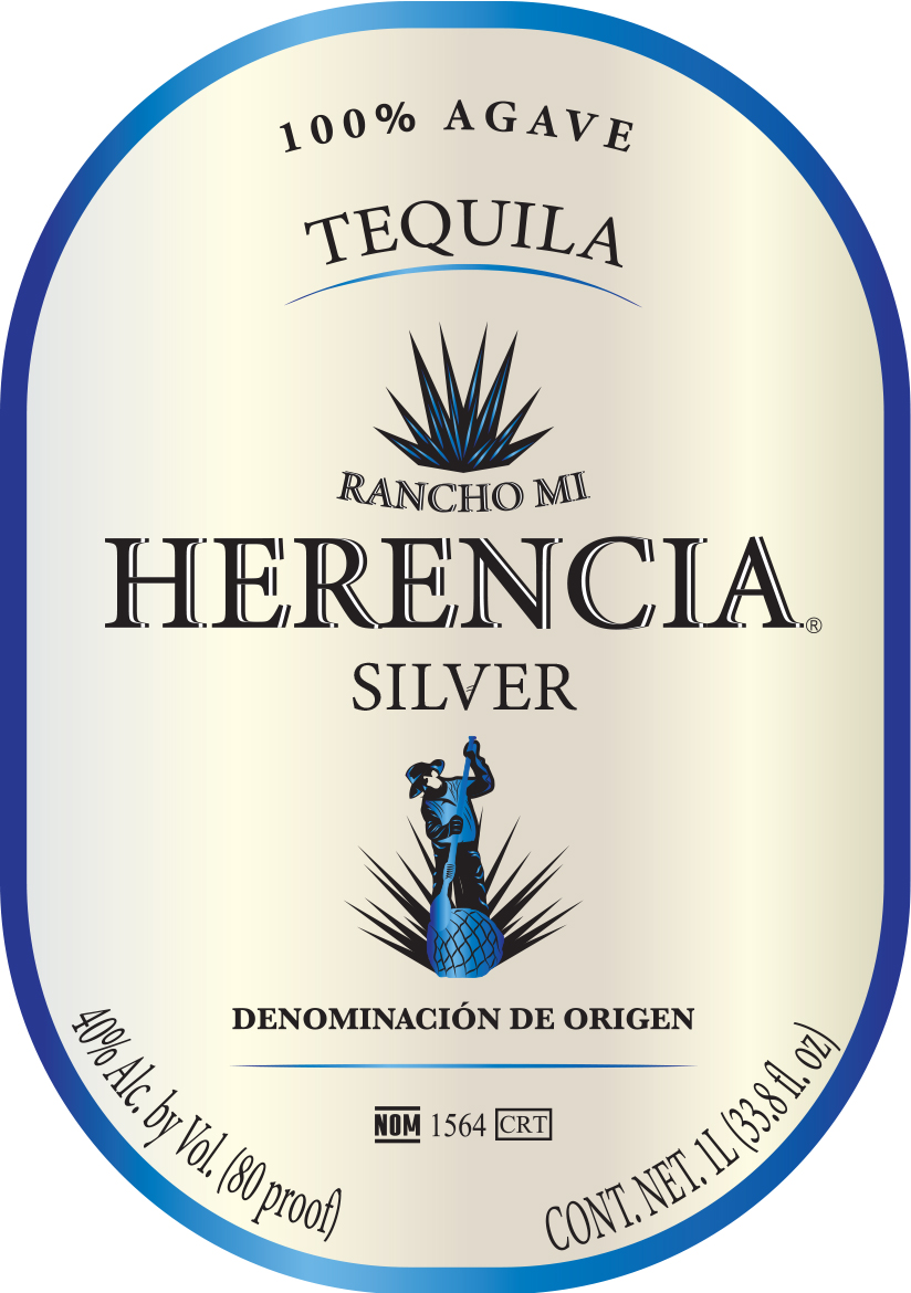 TABC label artwork for RANCHO MI HERENCIA SILVER
