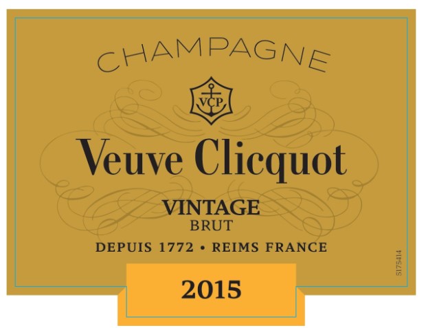 TABC label artwork for Veuve Clicquot Vintage 2015 6 750ml - 1096694