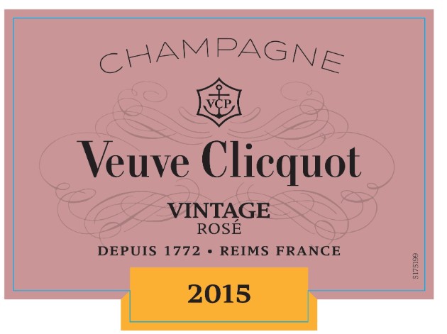 TABC label artwork for Veuve Clicquot Vintage Rosé 2015 6 750ml - 1099608