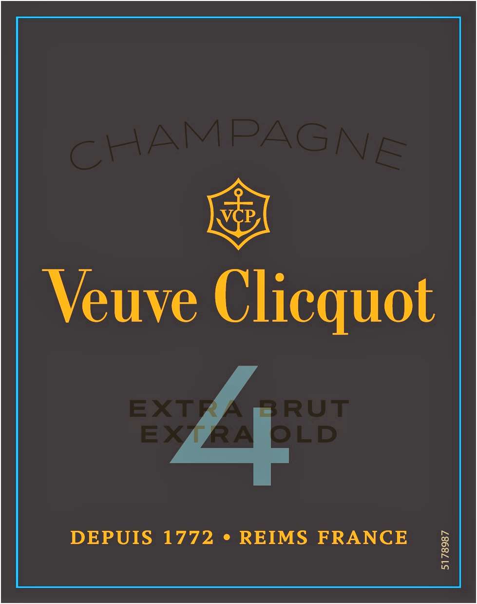 TABC label artwork for Veuve Clicquot Extra Brut Extra Old 6 750ml Series 4