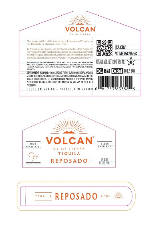 TABC label artwork for Volcan Reposado 6 750ml 2025 labels - 1113377