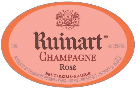 TABC label artwork for Ruinart Rosé 6 750ml ON PREMISE (Upgrade) - 1065640