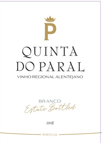 TABC label artwork for Quinta Do Paral Estate White