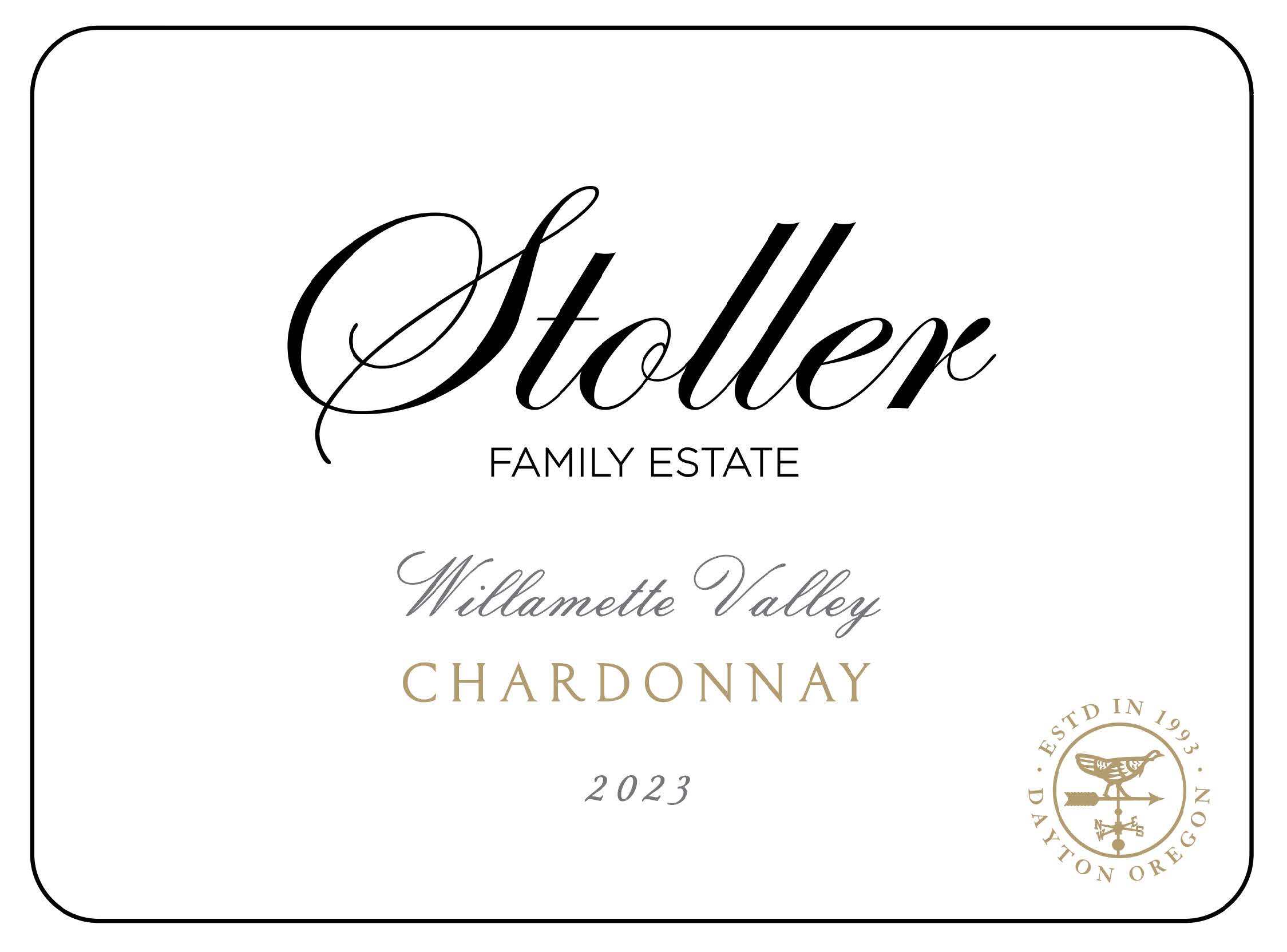 TABC label artwork for Stoller - Chardonnay Willamette Valley