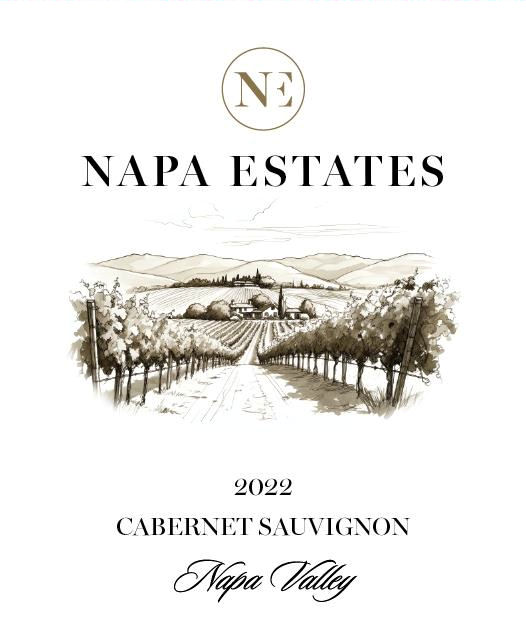 TABC label artwork for Napa Estates Cabernet Sauvignon Napa Valley