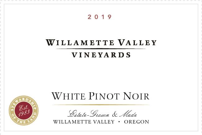TABC label artwork for Willamette Valley Vineyards Pinot Noir White