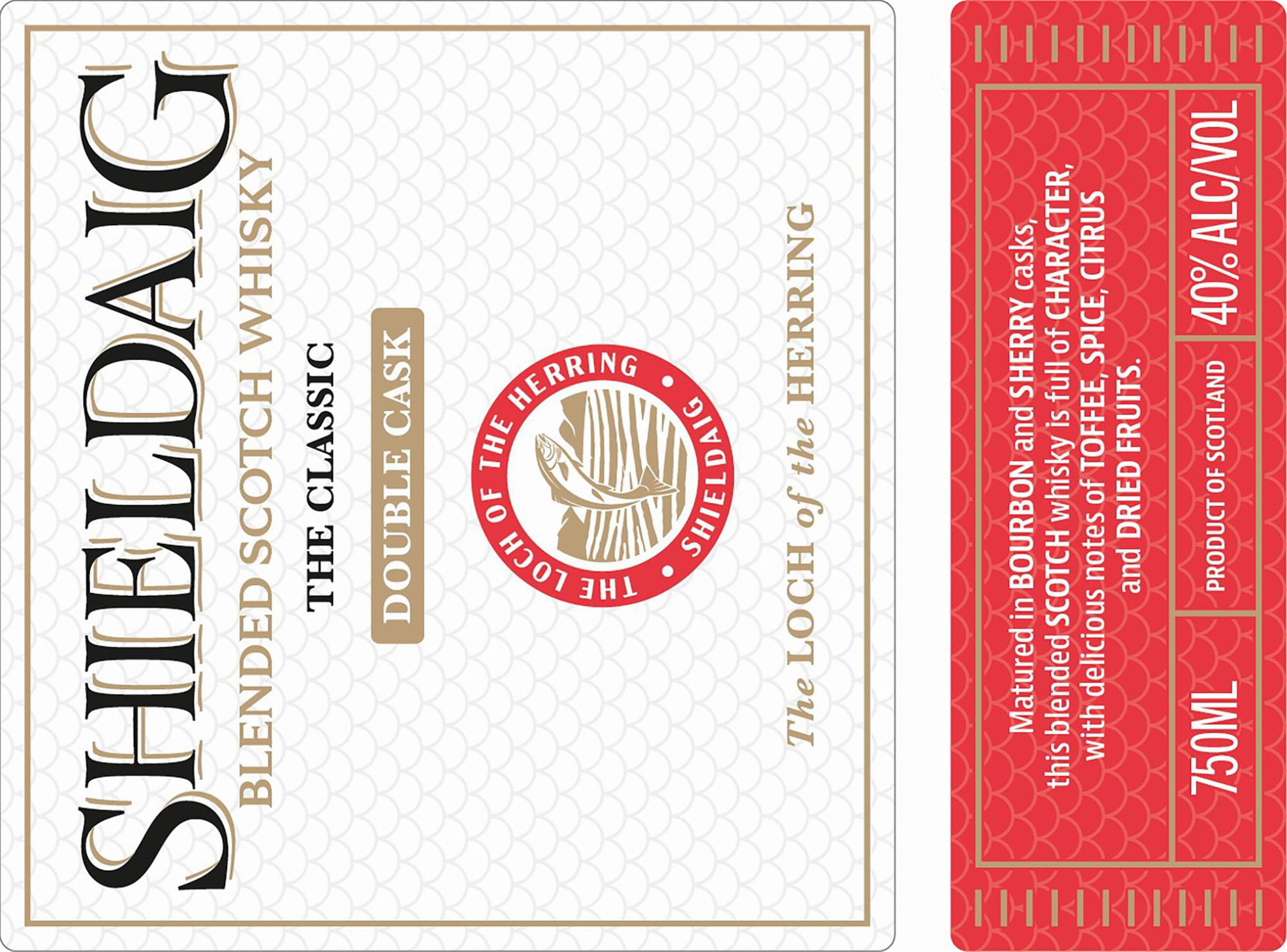 TABC label artwork for Shieldaig ’The Classic’ Blend