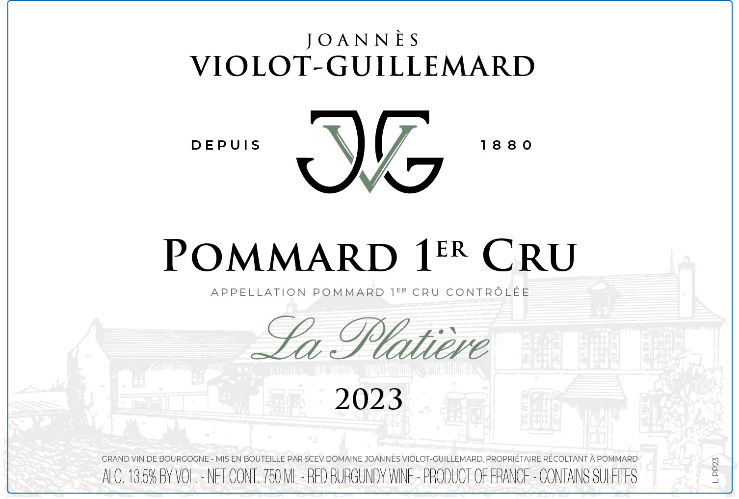 TABC label artwork for VIOLOT-GUILLEMARD LA PLATIERE
