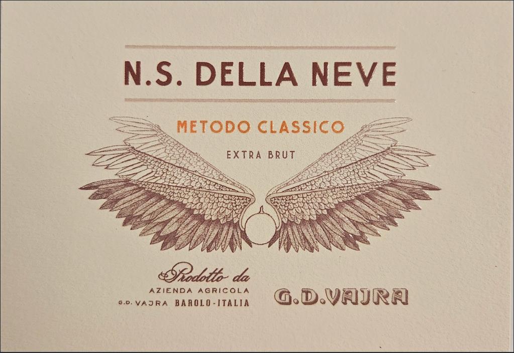 TABC label artwork for G. D. VAJRA N.S. DELLA NEVE ROSE